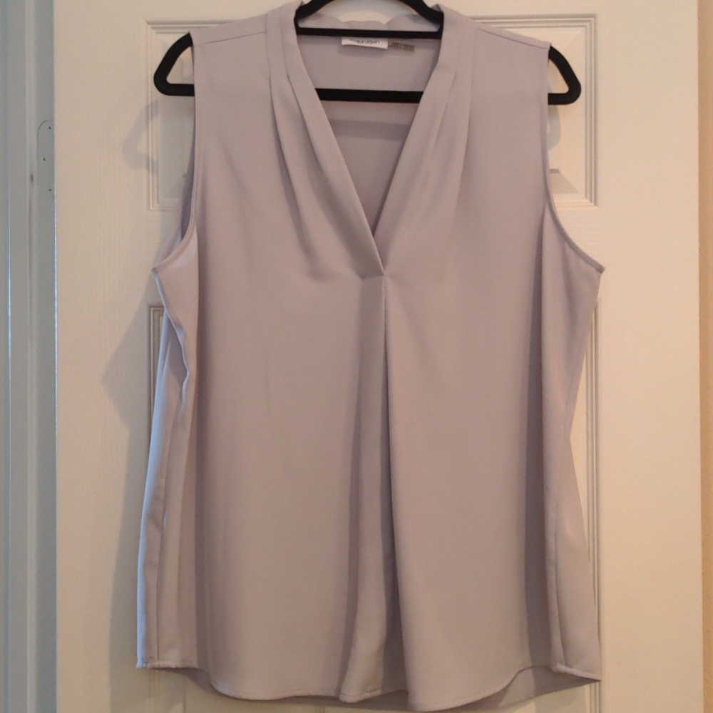 Calvin Klein Sleeveless shell blouse